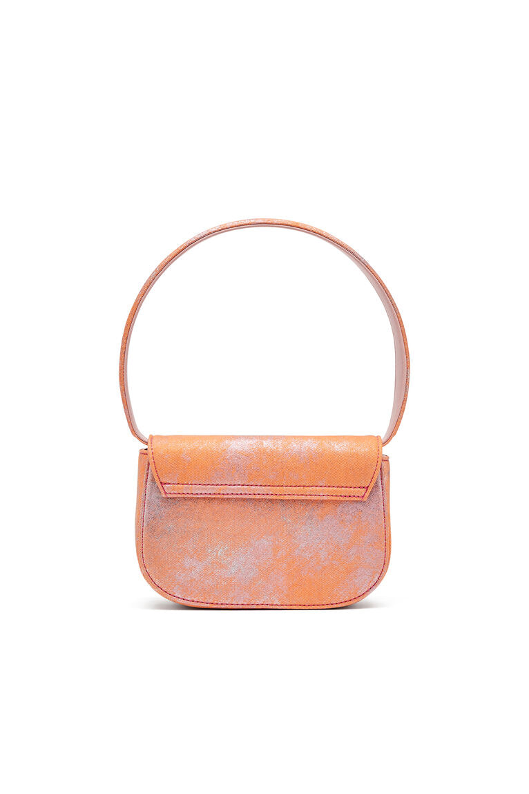 Iconica borsa a spalla in denim pop-colour