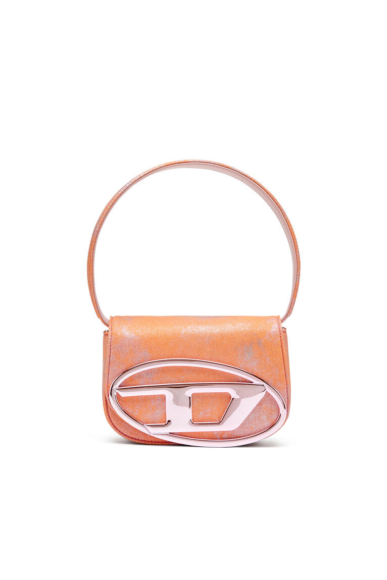 Iconica borsa a spalla in denim pop-colour