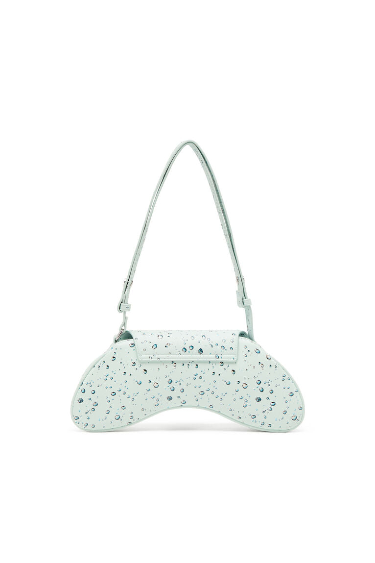 Play-Borsa crossbody con stampa goccia