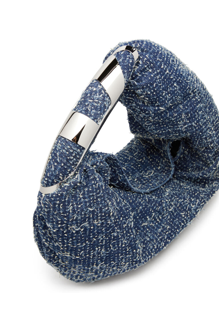 Grab-D S-Borsa hobo in denim bouclé