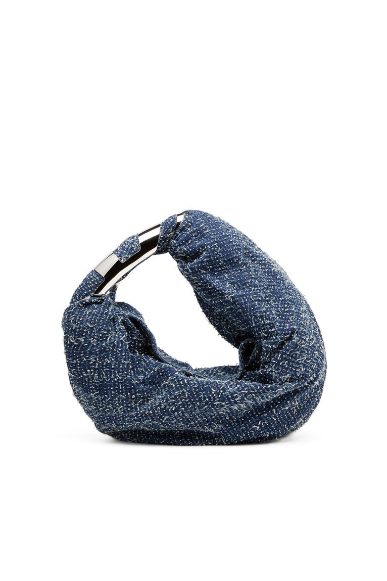 Grab-D S-Borsa hobo in denim bouclé