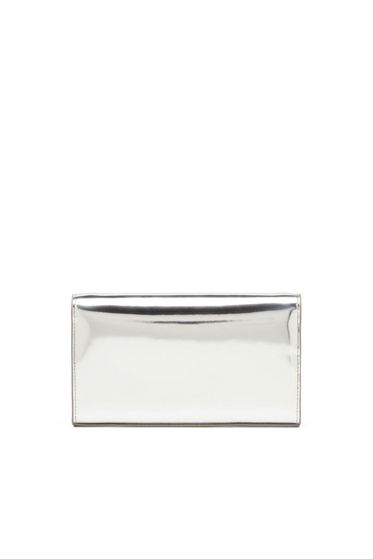 Wallet bag in pelle specchiata