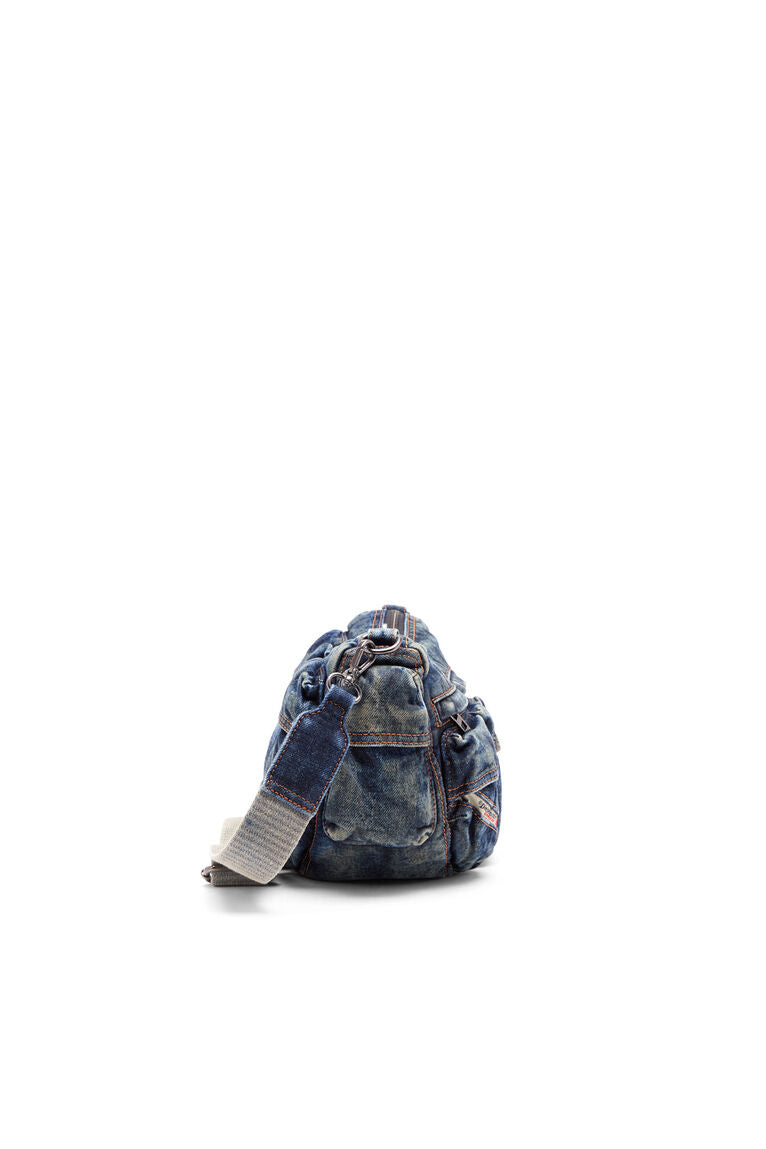 Travel 3000-Borsa multipocket in denim trattato