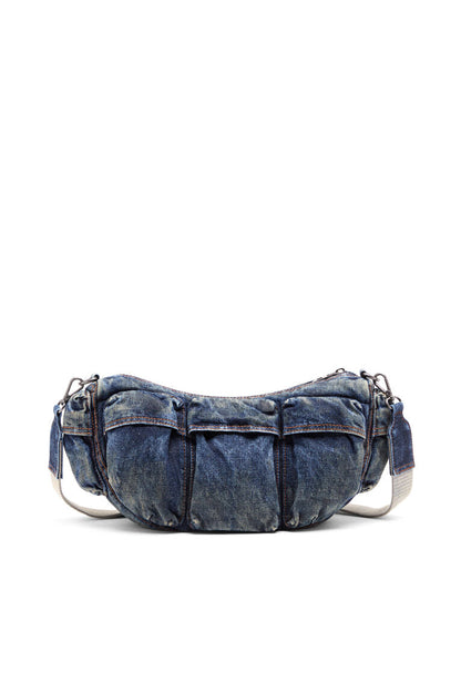 Travel 3000-Borsa multipocket in denim trattato