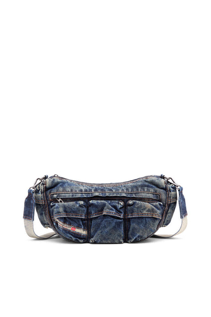 Travel 3000-Borsa multipocket in denim trattato