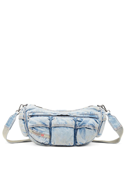 Travel 3000-Borsa multipocket in denim trattato