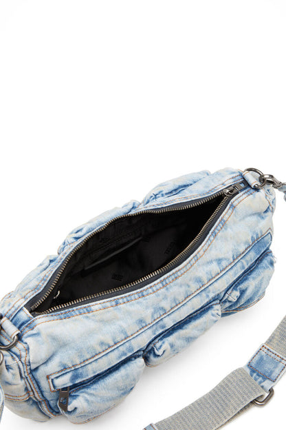 Travel 3000-Borsa multipocket in denim trattato