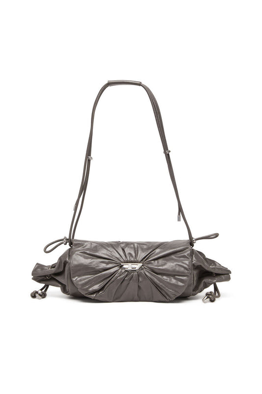 Scrunch-D M-Borsa a spalla in pelle lucida