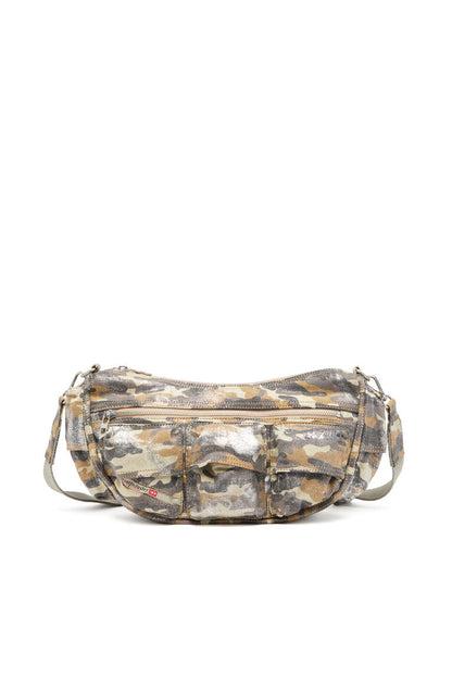 Borsa multipocket in twill camouflage