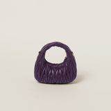 Mini borsa hobo Wander in nappa matelassé
