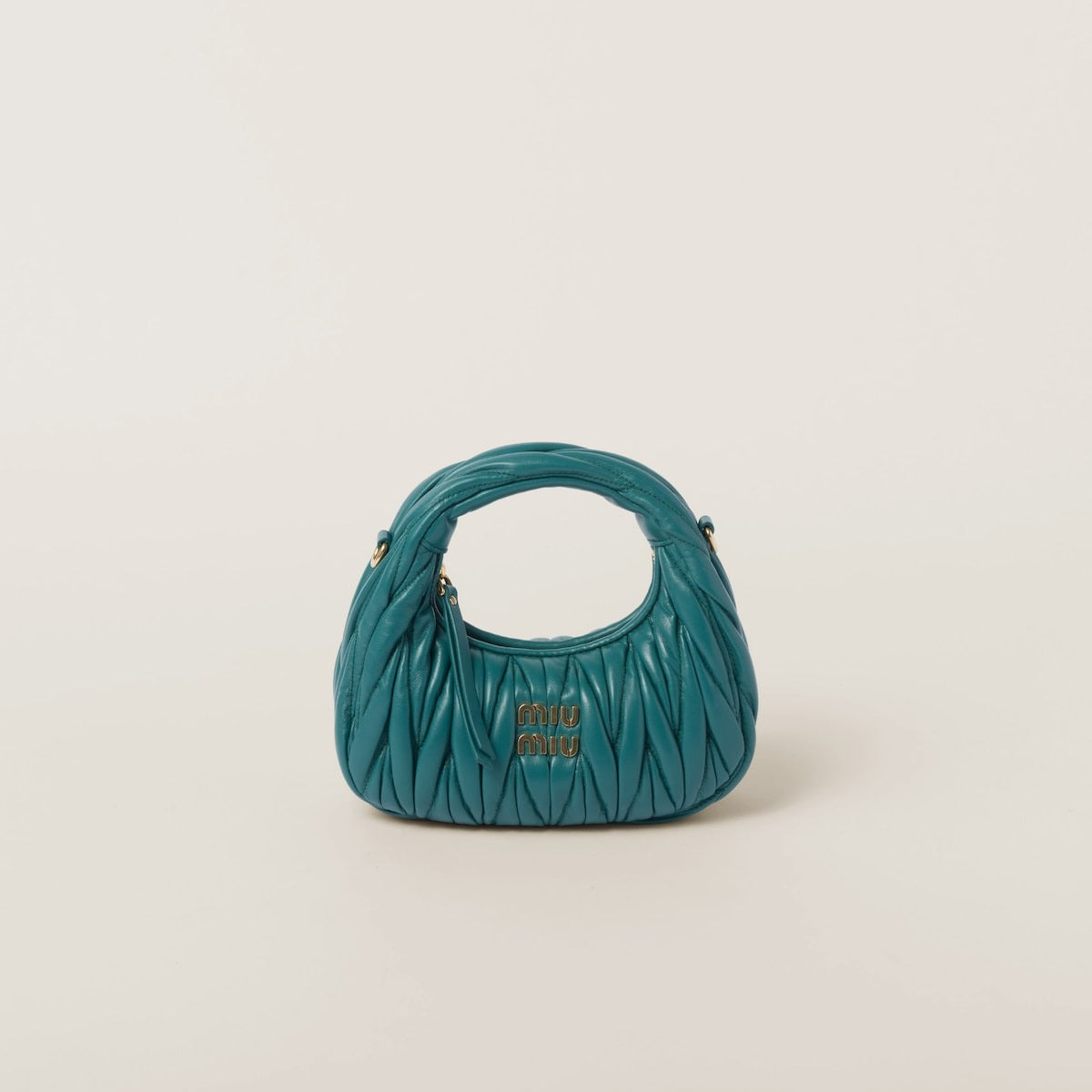 Mini borsa hobo Wander in nappa matelassé