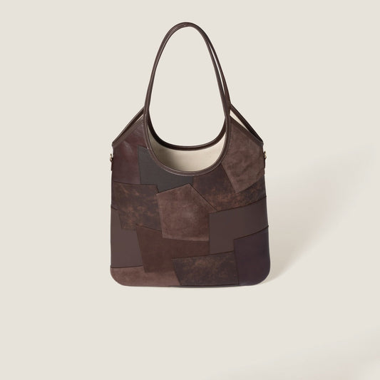 Borsa IVY in pelle patch