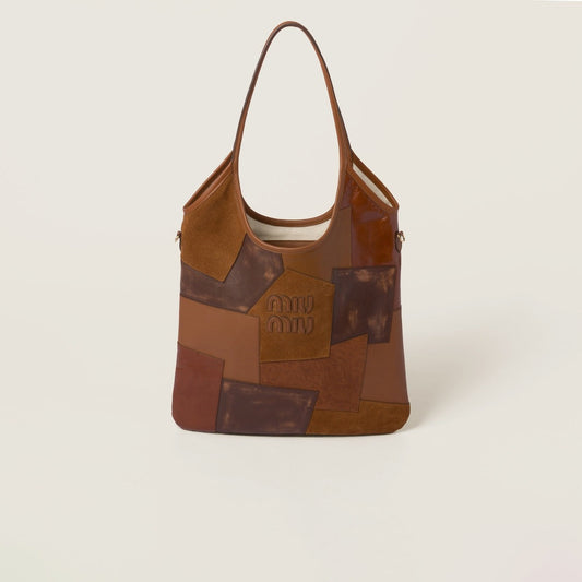 Borsa IVY in pelle patch